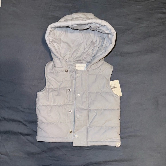 Baby Corduroy Puffer Vest - Picture 1 of 4